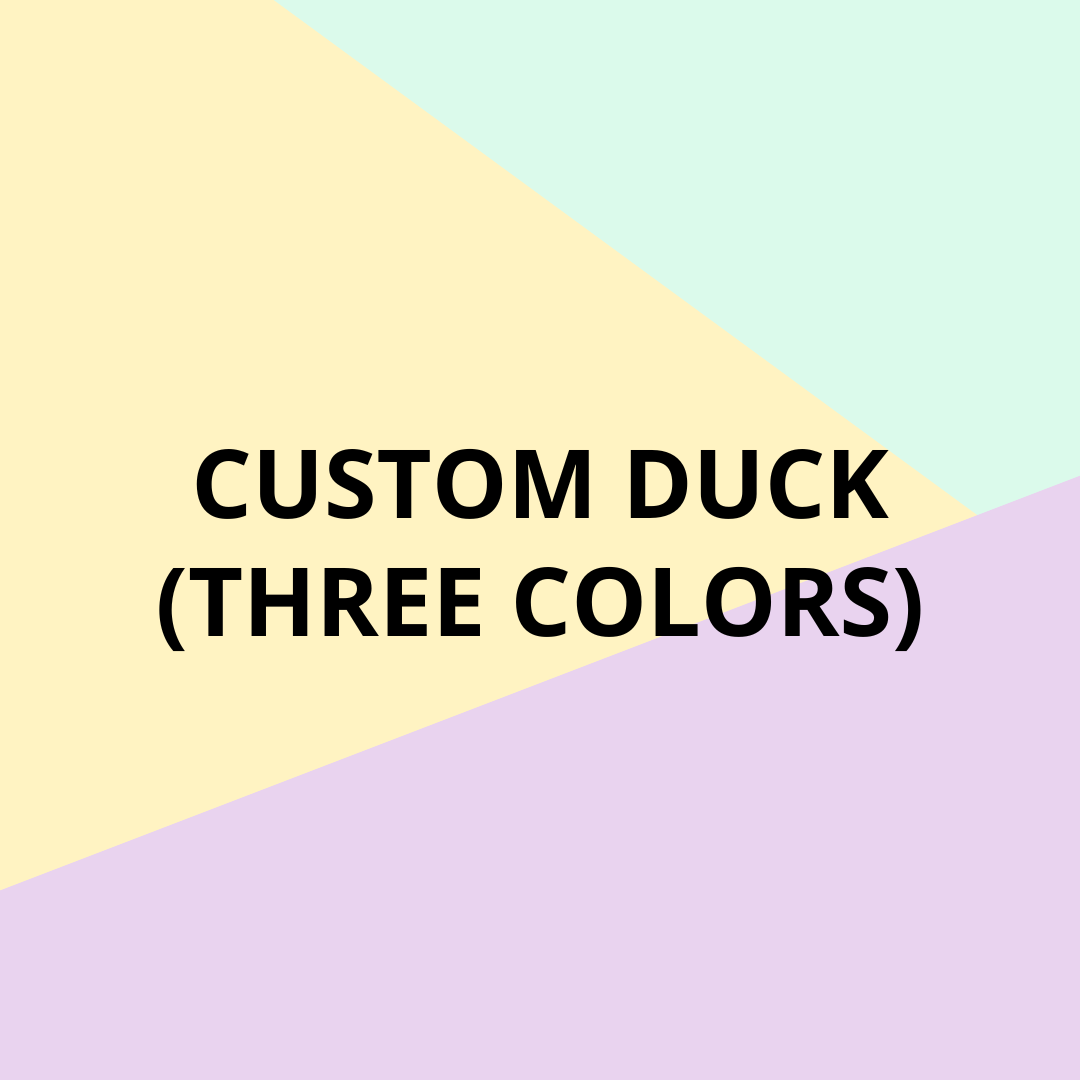 Custom Duck (3 colors)
